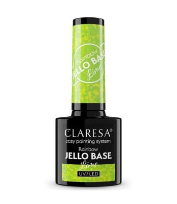 Claresa rainbow jello base coat lime 5ml
