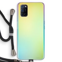 Minty mist pastel: Oppo A72 Transparant Hoesje met koord