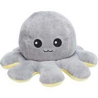 Trixie octopus omkeerbaar pluche roze / lichtblauw (19 CM) - thumbnail