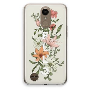 Hello bloemen: LG K10 (2017) Transparant Hoesje