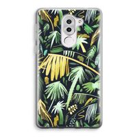 Tropical Palms Dark: Honor 6X Transparant Hoesje