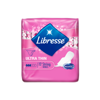 Libresse Ultra Thin String Wings Maandverband 12 Stuks bij Jumbo - thumbnail