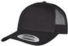 Flexfit FX6506 5-Panel Retro Trucker Cap - Black - One Size