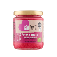 Bio Today veggie spread rode biet/mierikswortel 235 gram