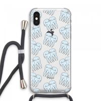 Octopussen: iPhone XS Max Transparant Hoesje met koord