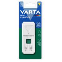 Batterijlader Varta 57656 101 401 Mini 2 Batterijen Wit AA/AAA