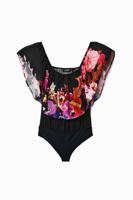 Gebloemde body M. Christian Lacroix - BLACK - XS - thumbnail