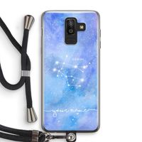 Sterrenbeeld - Licht: Samsung Galaxy J8 (2018) Transparant Hoesje met koord