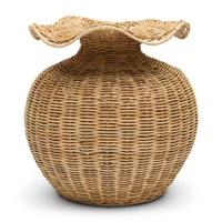 Riviera Maison - Rustic Rattan Wavy Vase Decoration - Naturel