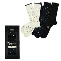 Topeco 6 stuks Men Bamboo Printed Socks - thumbnail