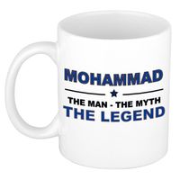 Naam cadeau mok/ beker Mohammad The man, The myth the legend 300 ml - Naam mokken - thumbnail