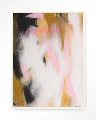 Urban Cotton Wandkleed 'Abstract Moods' 110 x 145cm in Floating Frame - off white Urban Cotton Wandkleed 'Abstract Moods' 110 x 145cm in Floating Frame - off white