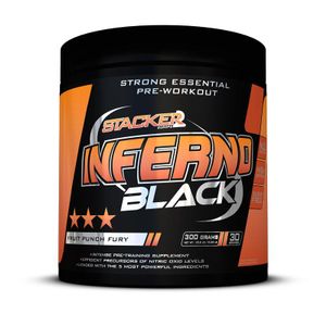 Inferno Black - Stacker 2 • 300 gram (30 servings) • Pre-workout / Training