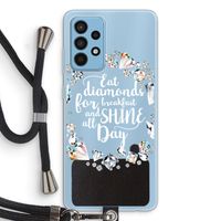 Diamonds: Samsung Galaxy A52 Transparant Hoesje met koord Diamonds: Samsung Galaxy A52 Transparant Hoesje met koord