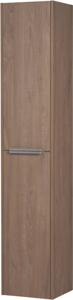 Saqu Salto hoge kast met chromen greep 35x32x180 cm Toffee