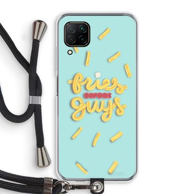 Always fries: Huawei P40 Lite Transparant Hoesje met koord