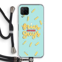 Always fries: Huawei P40 Lite Transparant Hoesje met koord