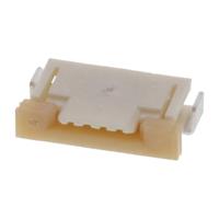 Molex 522070433 FFC/FPC-aansluiting Totaal aantal polen: 4 Rastermaat: 1 mm Inhoud: 1 stuk(s) Tape on Full reel