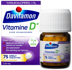 Davitamon Vitamine D 400IE Smelttabletten Citroen