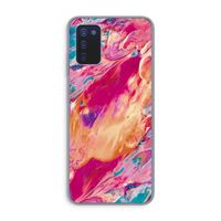 Pastel Echoes: Samsung Galaxy A03s Transparant Hoesje