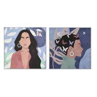 Canvas DKD Home Decor polyestyreen Canvas 103 x 4,5 x 103 cm