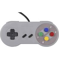 Joy-it Gamepad SNES Design Gamepad Raspberry Pi, Universeel Grijs