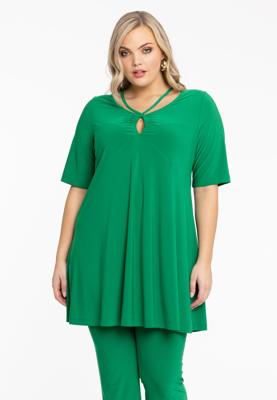 Yoek Tuniek met hals detail | Groen | Maat 58/60