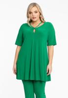 Yoek Tuniek met hals detail | Groen | Maat 50/52
