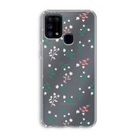 Small white flowers: Samsung Galaxy M31 Transparant Hoesje