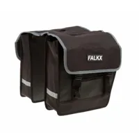 Dubbele Fietstas Falkx Electra - Zwart - 26L