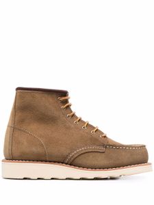 Red Wing Shoes bottines lacées en daim - Tons neutres