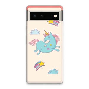 Vliegende eenhoorn: Google Pixel 6 Transparant Hoesje