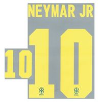 Neymar Jr 10 (Officiële Brazilië Away Bedrukking 2020-2021) - thumbnail