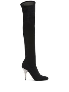 Giuseppe Zanotti bottes Calixte Cuissarde - Noir