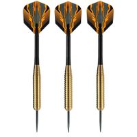 2x Set van 3 dartpijlen Club Brass 26 grams