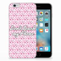 Apple iPhone 6 | 6s Silicone-hoesje Flowers Pink DTMP - thumbnail