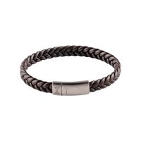 AZE Jewels Armband Junior Single Flat String Brown