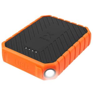 Rugged Power Bank - 10.000 mAh - Zwart/Oranje