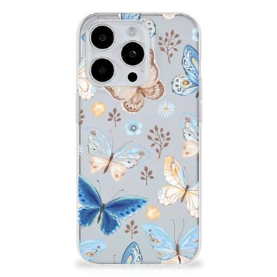 TPU Hoesje voor iPhone 15 Pro Max Vlinder TPU Hoesje voor iPhone 15 Pro Max Vlinder