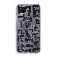 Moroccan Print: Google Pixel 4a Transparant Hoesje
