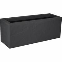 Bloempot EDA Zwart Antraciet 79,5 x 29,5 x 29,5 cm