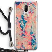 Alone: OnePlus 6 Transparant Hoesje met koord
