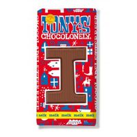 Tony's Chocolonely - Chocoladeletter reep Melk "I" - 180g - thumbnail