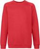 Fruit Of The Loom F304K Kids´ Premium Raglan Sweat - Red - 140