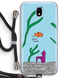 Aquarium: Samsung Galaxy J5 (2017) Transparant Hoesje met koord