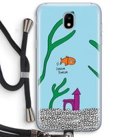 Aquarium: Samsung Galaxy J5 (2017) Transparant Hoesje met koord