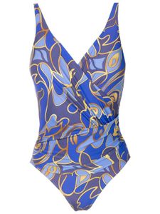 Lygia & Nanny maillot de bain à imprimé graphique - Bleu