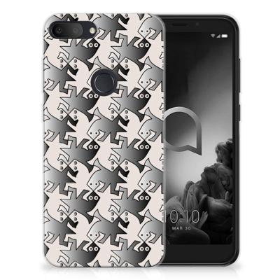 Alcatel 1S (2019) | TPU Hoesje | Salamander Grey