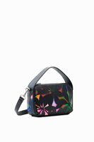 Minitasje met gestanste bloemen - BLACK - U