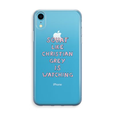 Christian Grey: iPhone XR Transparant Hoesje